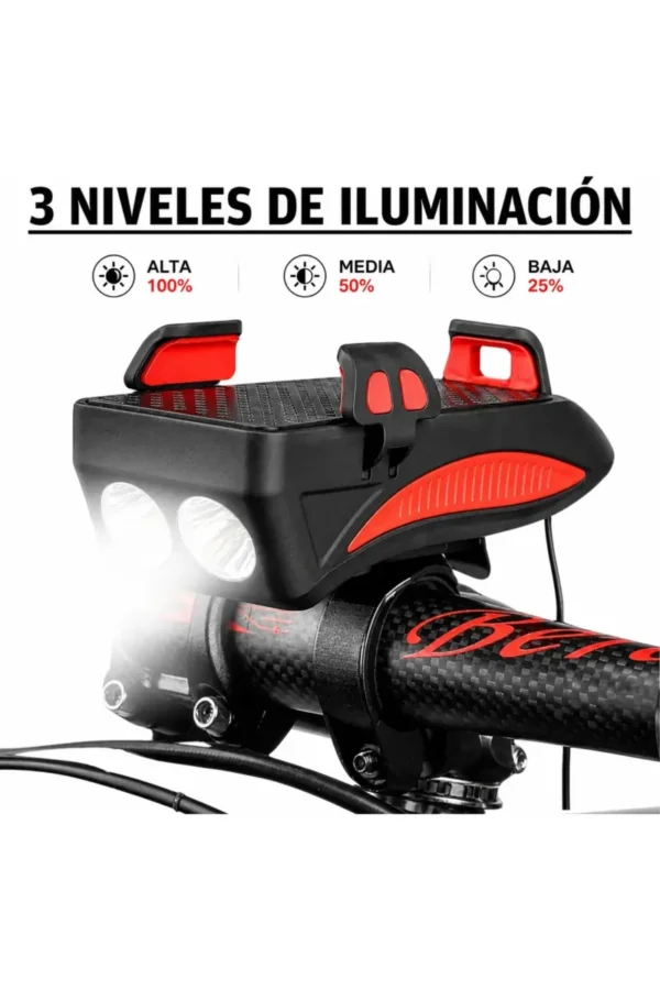 Luz para Bicicleta Vitto Biker LED-130 - Naranja