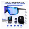 D_NQ_NP_2X_611851-MLA111400293921_052026-F.jpg Anteojos de Ciclismo 100% Bike con Estuche y 3 Lentes
