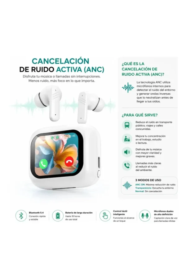 D_NQ_NP_2X_619714-MLA112633311687_062026-F.jpg Auriculares In-Ear O'clock KH10 - Blanco