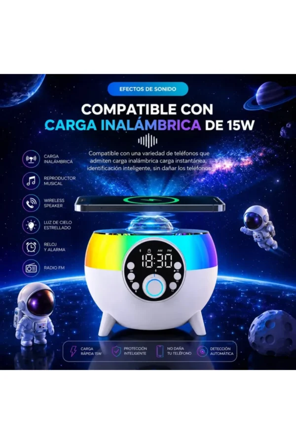 Parlante Reloj Despertador O'clock ST-170 - Blanco