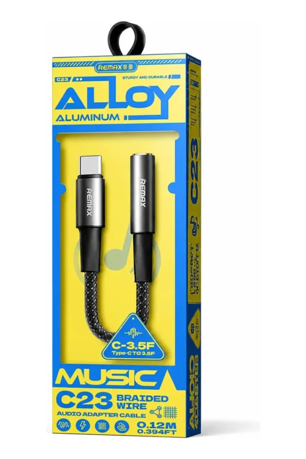 D_NQ_NP_2X_645784-MLA111748293935_052026-F.jpg Cable Adaptador Remax C23 - Negro