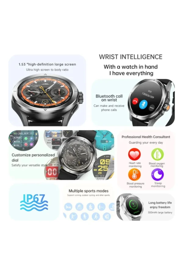 D_NQ_NP_2X_646717-MLA109451780055_032026-F.jpg Smartwatch O'clock Z4 Ultra - Gris