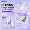 D_NQ_NP_2X_651167-MLA111591690413_052026-F.jpg Cable de Datos Remax RC-C026-C-L - Blanco - Talle L