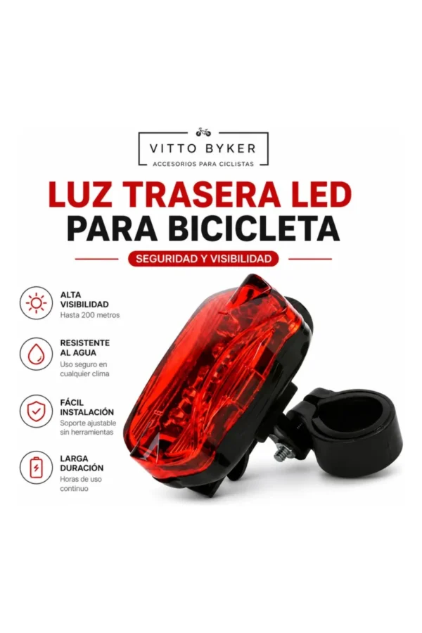 D_NQ_NP_2X_661479-MLA111223869541_052026-F.jpg Luz para Bicicleta Vitto Biker WJ-101 - Negro