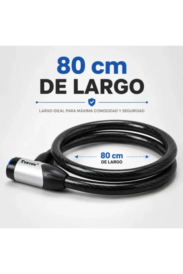 Linga de Seguridad Tonyon TY-484 - Negro