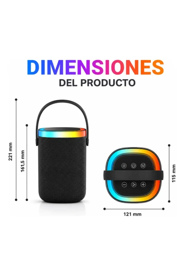 D_NQ_NP_2X_680165-MLA112453790858_062026-F.jpg Parlante Portátil O'clock ST-236 - Negro