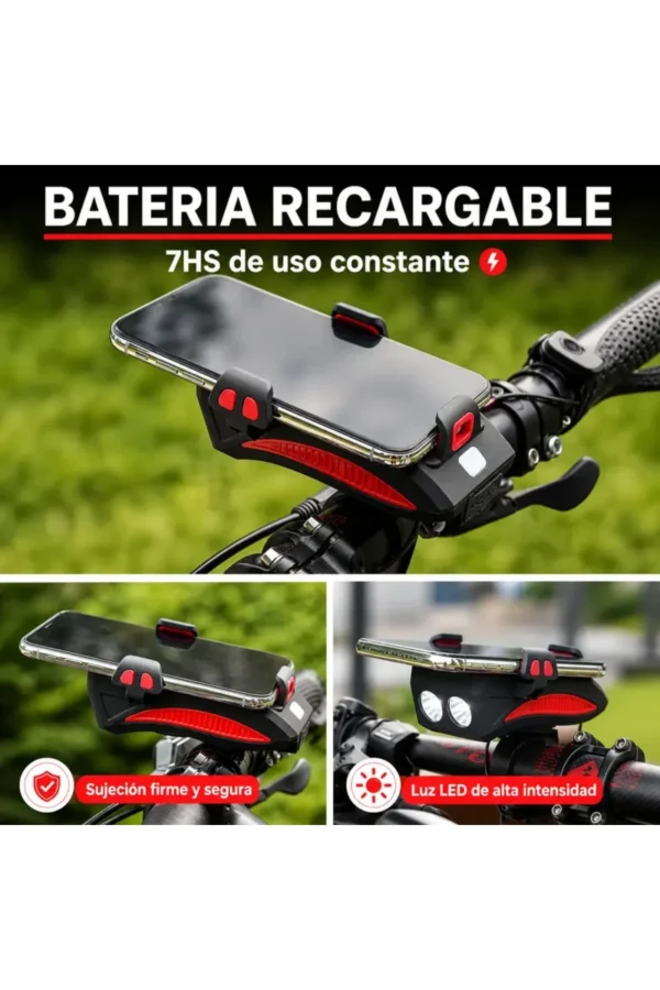 Luz para Bicicleta Vitto Biker LED-130 - Naranja