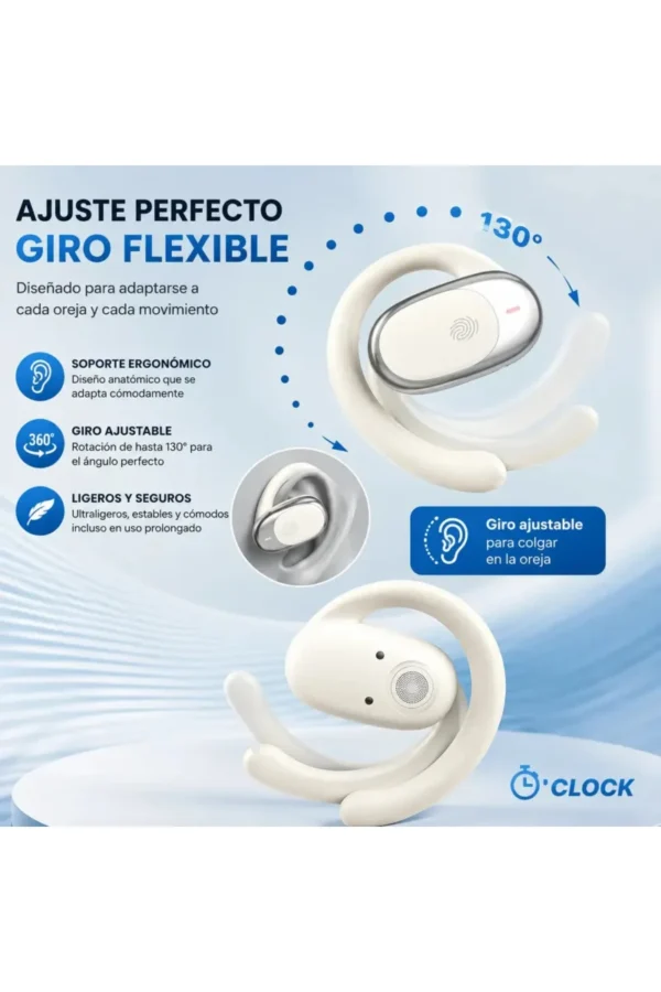Auriculares Clip Ear O'clock QH006 - Negro