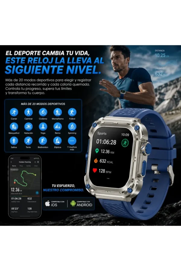 Smartwatch O'clock Ultra Max Z85MAX - Azul