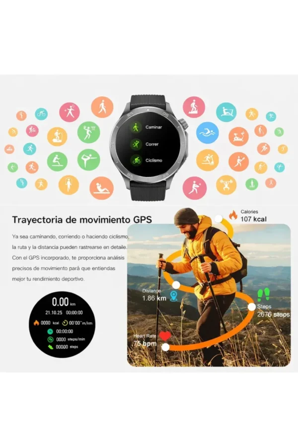Smartwatch O'clock X2 Max - Negro