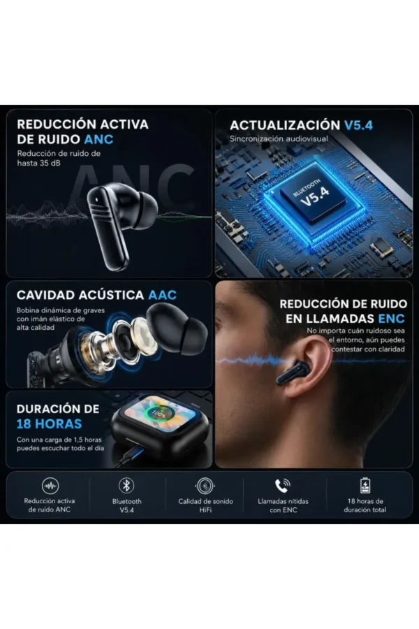 D_NQ_NP_2X_713918-MLA112633809057_062026-F.jpg Auriculares In-Ear O'clock KH10 - Blanco