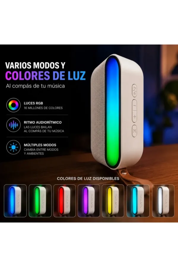 D_NQ_NP_2X_716257-MLA112692111713_062026-F.jpg Parlante Portátil O'clock ST-256 - Beige