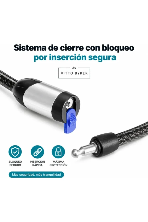 Linga de Seguridad Tonyon TY-484 - Negro