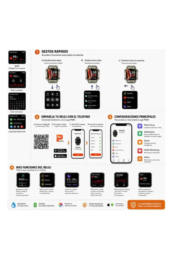 Smartwatch O'clock GT-333 PG333