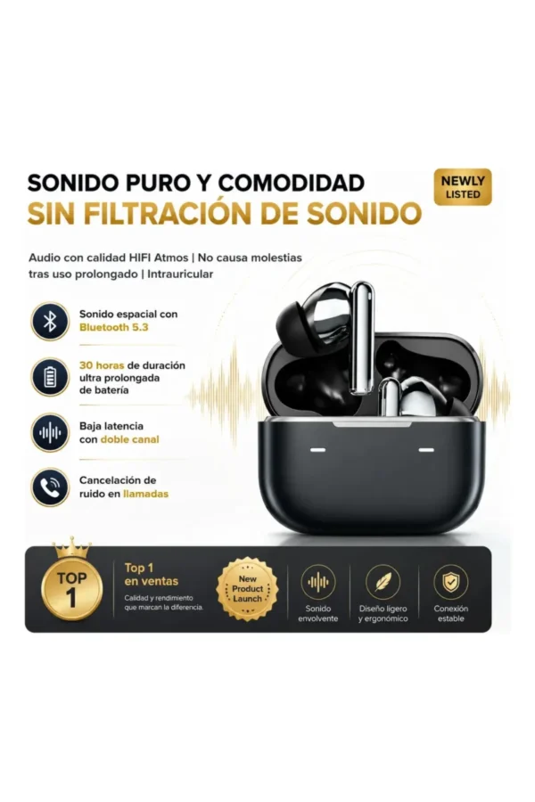 D_NQ_NP_2X_733016-MLA110976256348_052026-F.jpg Auriculares In-Ear O'clock TS16 - Negro
