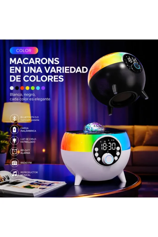 Parlante Reloj Despertador O'clock ST-170 - Blanco