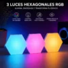 Luz LED Exagonal