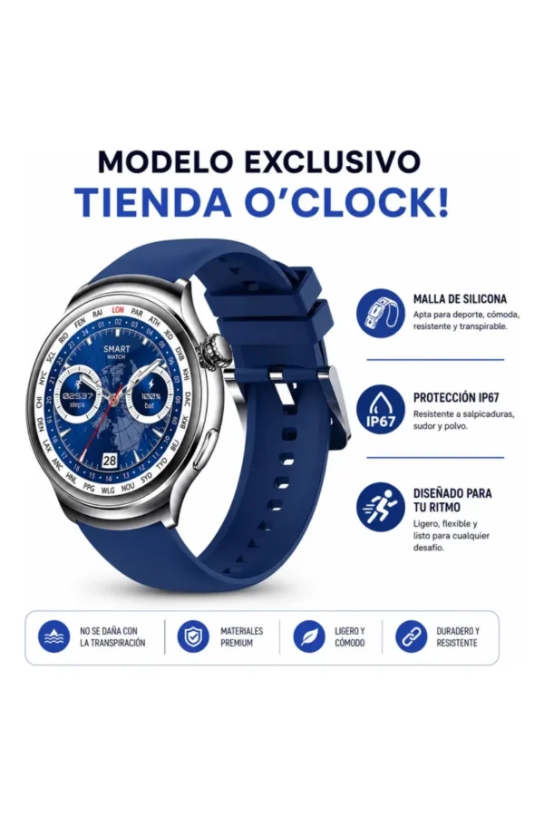 Smartwatch O'clock ZW Pro 2 Z93-Pro - Negro