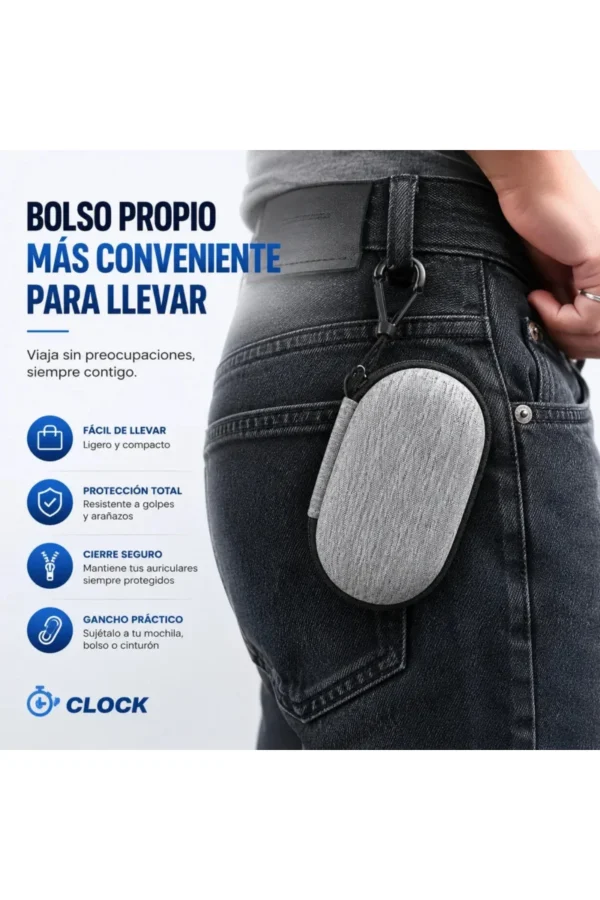 Auriculares Clip Ear O'clock QH006 - Negro