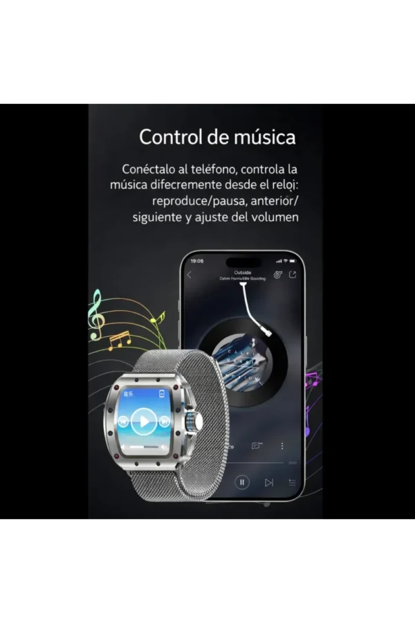 Smartwatch O'clock V69 Max - Negro