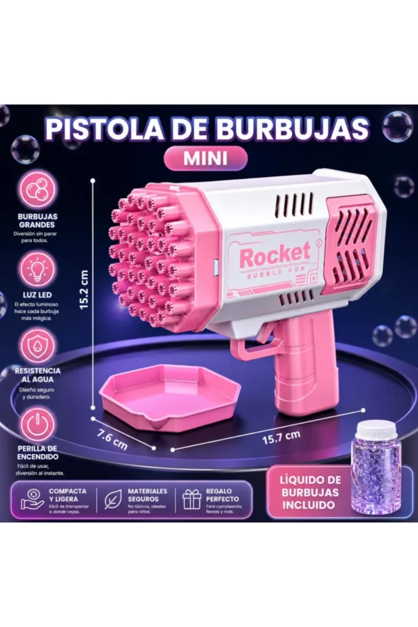 D_NQ_NP_2X_782842-MLA111109273437_052026-F.jpg Burbujero Rocket Boom - Rosa