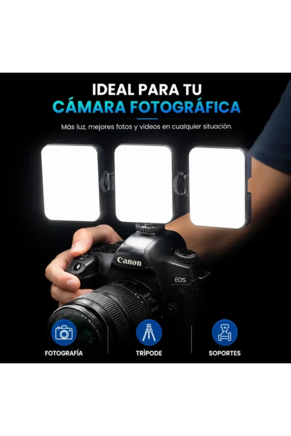 Luz LED AY-49J - Negro