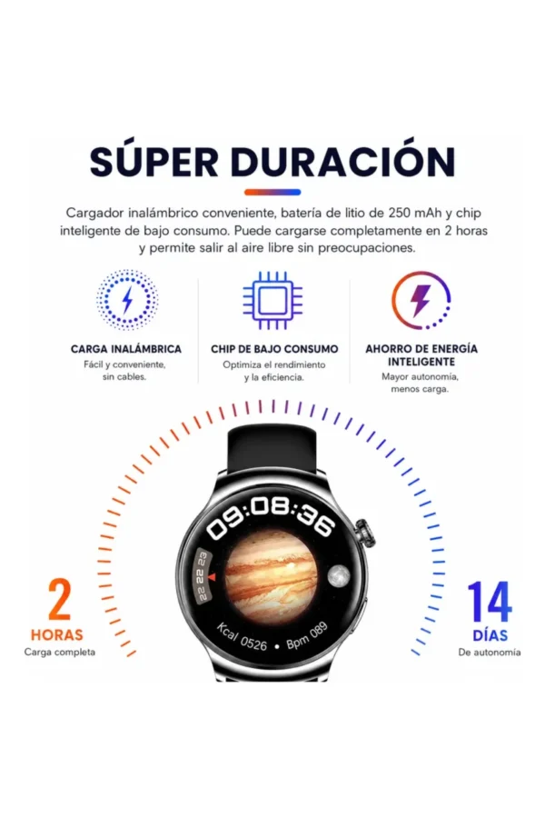Smartwatch O'clock ZW Pro 2 Z93-Pro - Negro