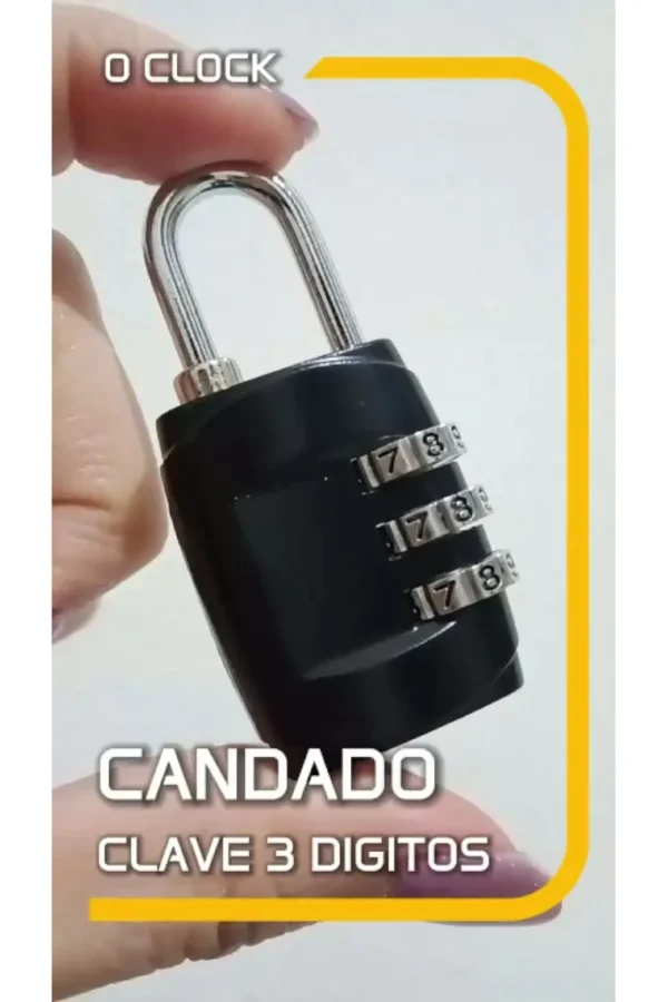 D_NQ_NP_2X_793670-MLA91323936506_092025-F.jpg Candado Vitto Byker Padlock - Negro