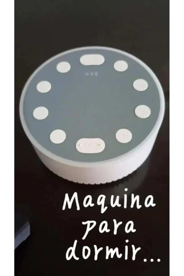 Parlante Portátil O'clock Night Light White Noise Sleep Device - Blanco