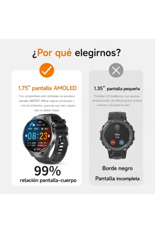 Smartwatch O'clock G5 Plus - Gris