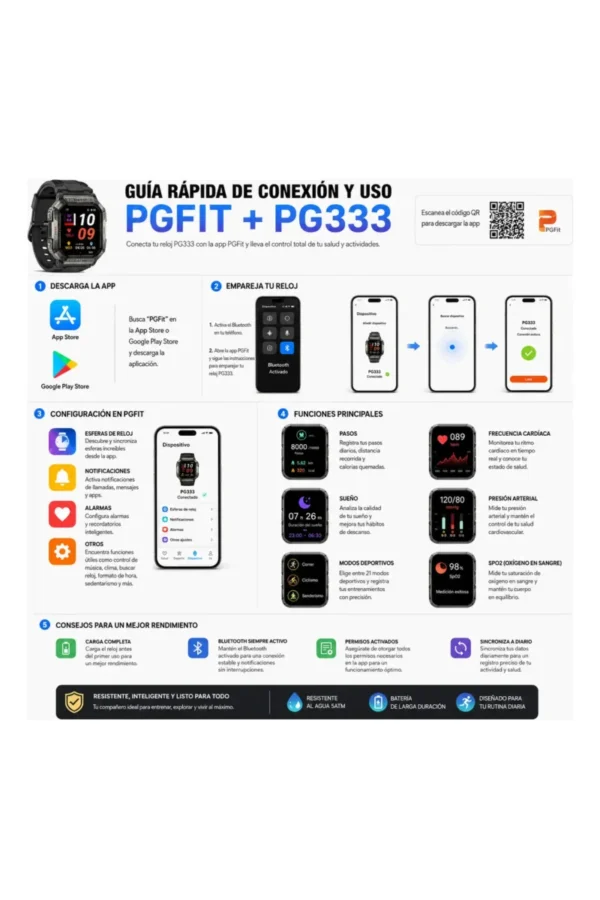 Smartwatch O'clock GT-333 PG333