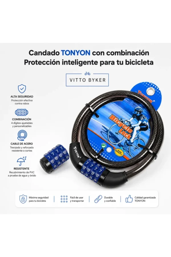 Linga de Seguridad Tonyon TY523 - Negro