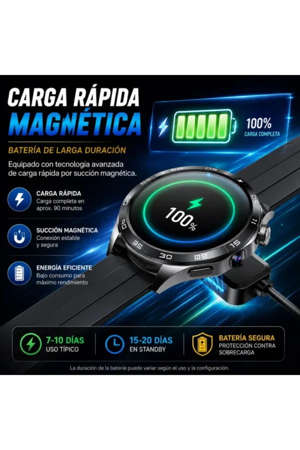 Smartwatch O'clock Watch-83 Q83 - Negro