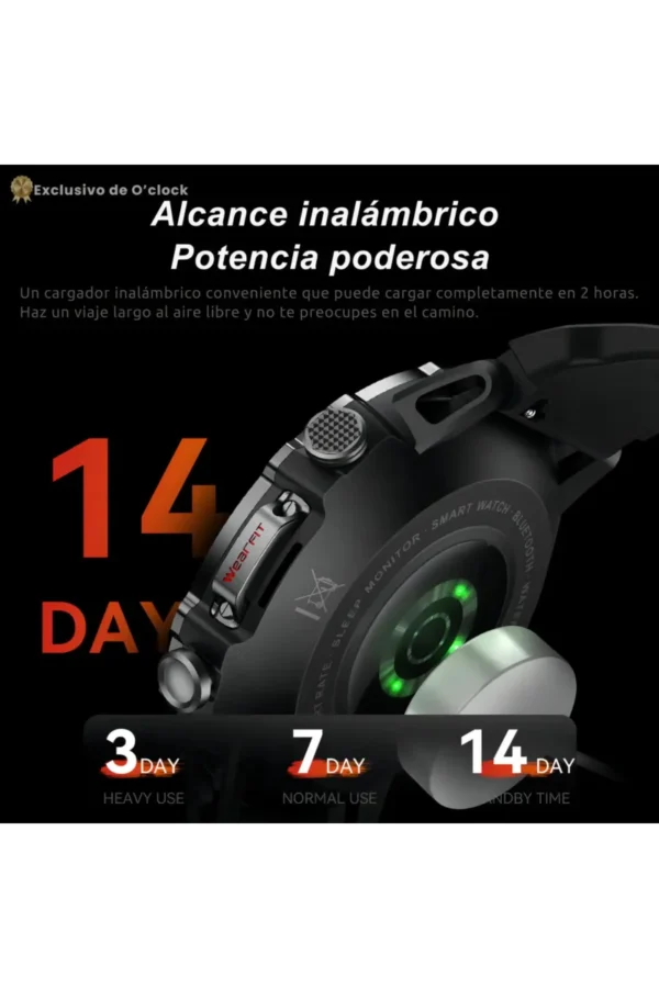 Smartwatch O'clock HW6 Ultra Sport - Negro