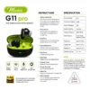Auriculares In-Ear O'clock G11-Pro