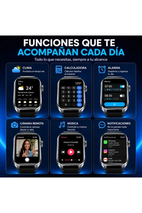 Smartwatch O'clock V22 - Negro