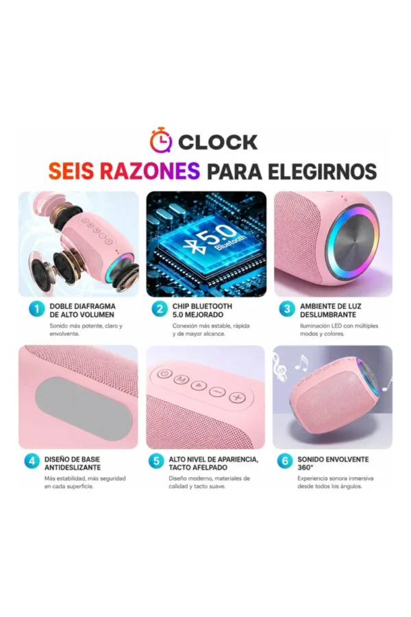 Parlante Portátil O'clock ST-135