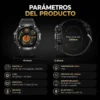 Smartwatch O'clock T-REX66 PG666 - Negro