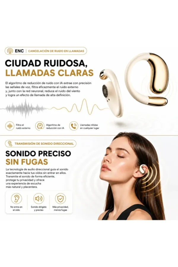 D_NQ_NP_2X_887001-MLA111989841815_052026-F.jpg Auriculares Clip Ear O'clock QH011 - Beige