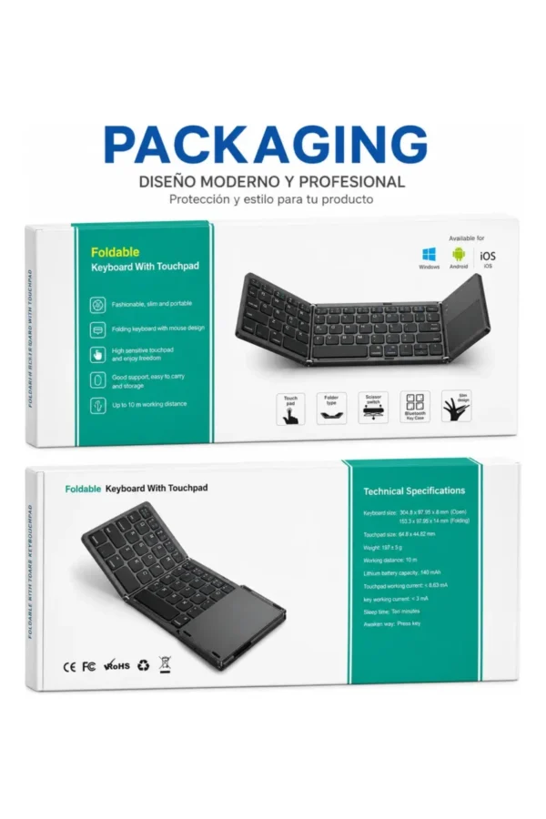 Teclado Bluetooth B033