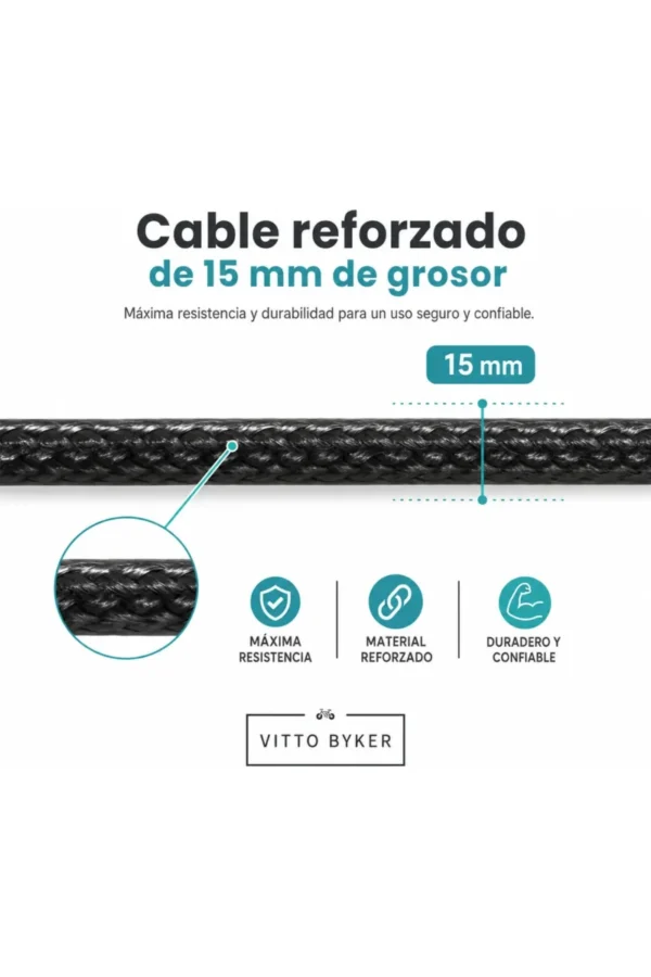 Linga de Seguridad Tonyon TY-484 - Negro