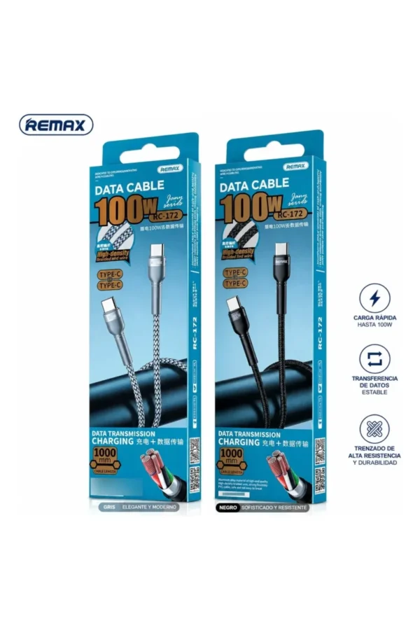 Cable de Datos Remax RC-172 - Negro
