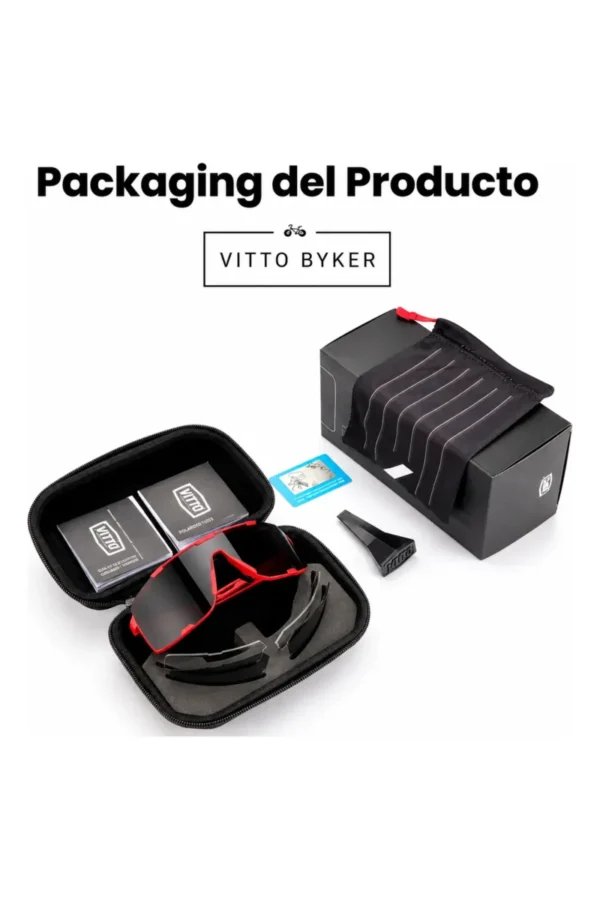 D_NQ_NP_2X_908383-MLA111398987917_052026-F.jpg Anteojos de Ciclismo 100% Bike con Estuche y 3 Lentes