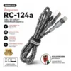 Cable de Datos Remax RC-124A - Gris oscuro