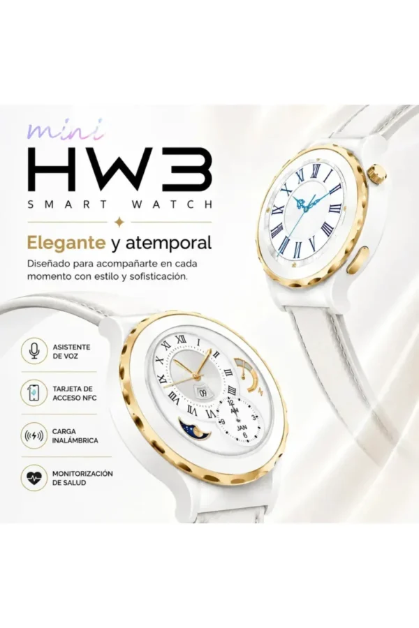 Smartwatch O'clock HW3 Mini - Blanco