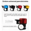 Timbre para Bicicleta Vitto Byker Clásico - Negro
