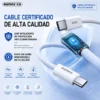 D_NQ_NP_2X_935755-MLA111599535633_052026-F.jpg Cable de Datos Remax RC-C010-C-C - Blanco