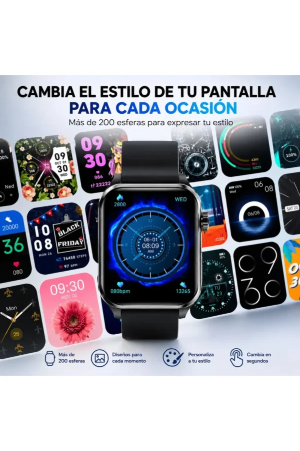 Smartwatch O'clock V22 - Negro