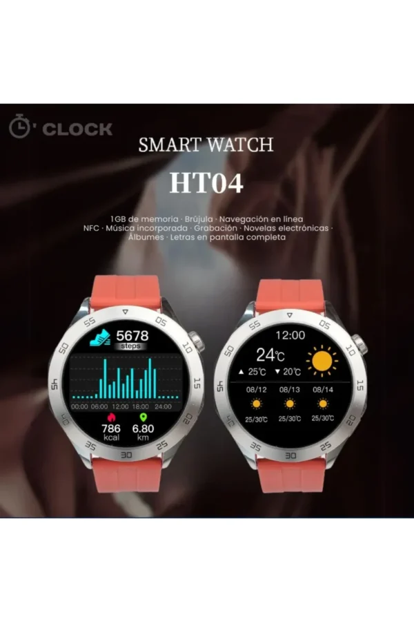 D_NQ_NP_2X_945980-MLA86398598411_062025-F.jpg Smartwatch O'clock Watch-04 HT04 - Marrón