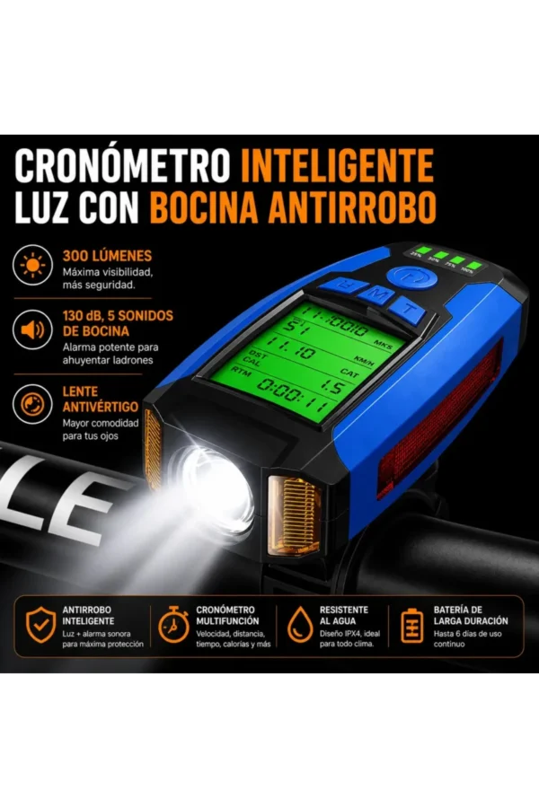 D_NQ_NP_2X_947009-MLA111218674831_052026-F.jpg Luz para Bicicleta O'clock LED-600 - Rojo